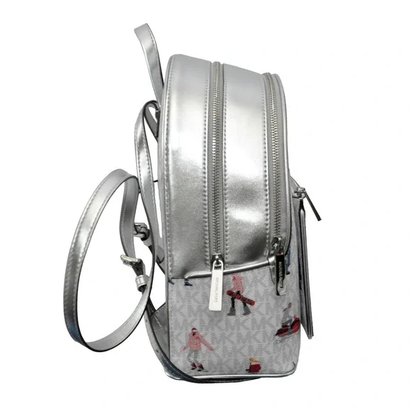 Michael Kors Jet Set Girls Adina Medium Backpack White/Multi  display picture 1